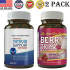 Thyroid Support Iodine Raspberry Ketone Fat Burn Weight Loss Dietary Supplements