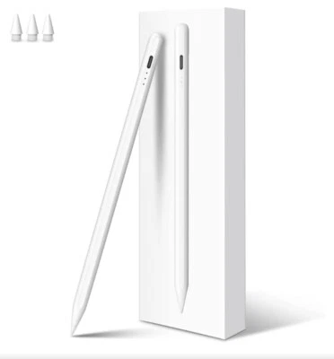 Stylus Pen for  Apple iPad Pencil with Palm Rejection, Quick Charge, White - Image 1 of 4