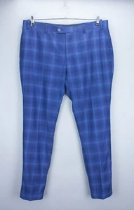 Ted Baker London Herren Hose Pants Kariert Blau Größe 36 L x 29 Wollmischung - Bild 1 von 17