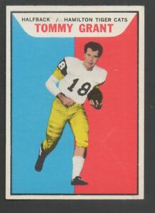 1965 Topps Canadian Football Card #50 Tommy Grant-Hamilton Tiger cats Near Mint