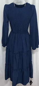 NEW WITH TAGS Wedding Guest Dresses for Women Autumn and Winter Solid Color Maxi - Picture 1 of 15