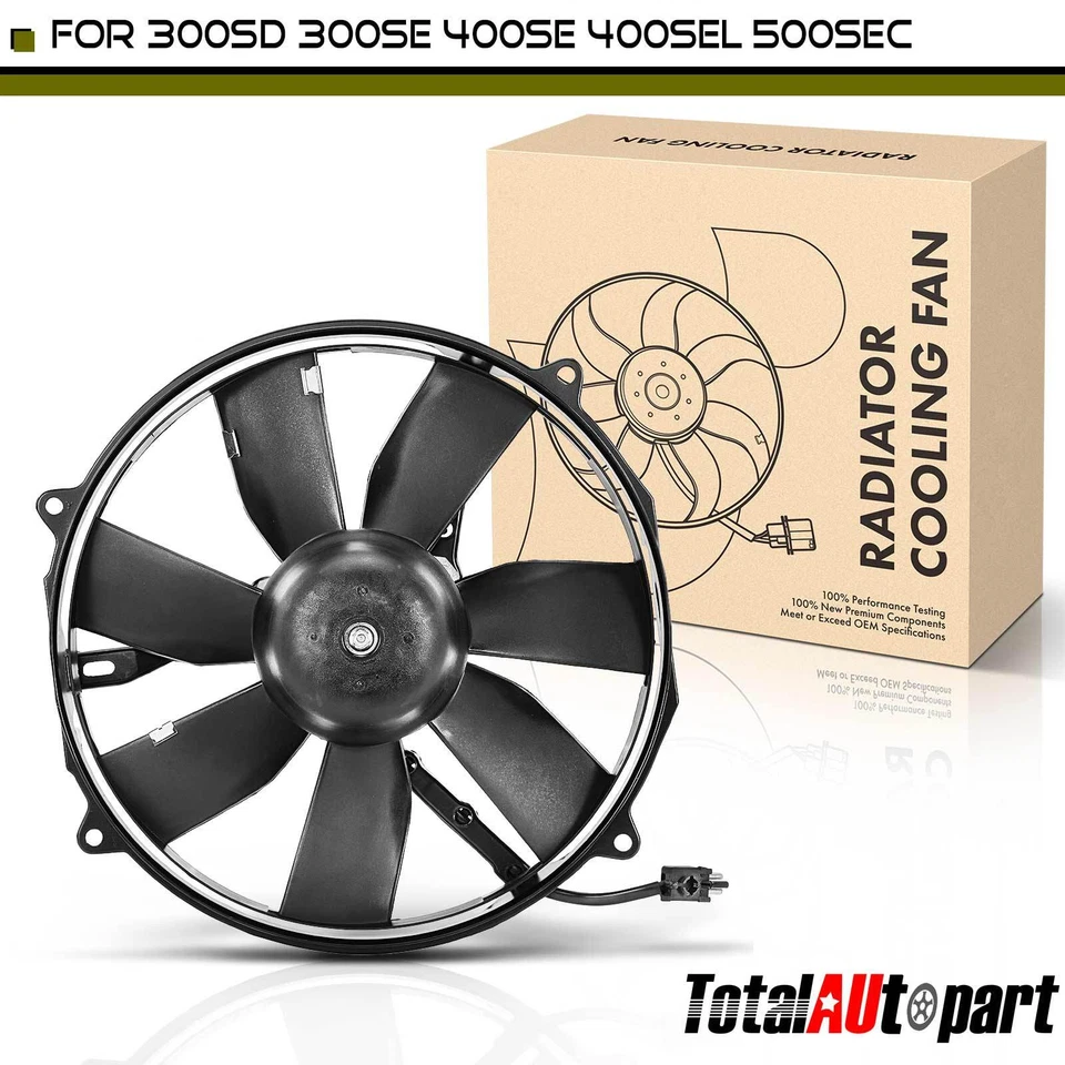 Conjunto de ventilador de refrigeración del radiador del motor para Benz CL500 CL600 S320 S420 S500 S600 Foto 1 de 4