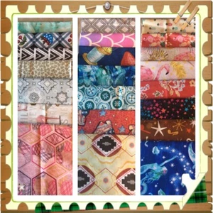 5 x 44 Strips Dessert Rolls Variety 22 pieces Fabric 100% Cotton NO Duplicates - Picture 1 of 12