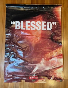 2018 Supreme NYC "Blesed" Promo Street Poster Advertisement Tokyo Japan Rare - Bild 1 von 4