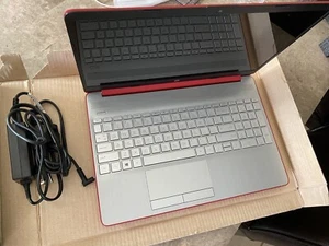 HP 15.6" Pentium 8GB/256GB Laptop-Scarlet Red - Picture 1 of 7