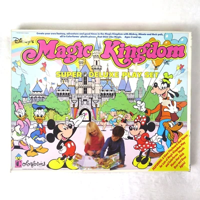 MAGIC KINGDOM Colorforms Super Deluxe Pato Donald Mickey Mouse Nostalgia DE COLECCIÓN Foto 1 de 4
