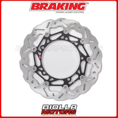 WK102R DISCO FRENO ANTERIORE DX BRAKING TRIUMPH TROPHY SE ABS 1215 2014 - WAVE F Foto 1 de 4