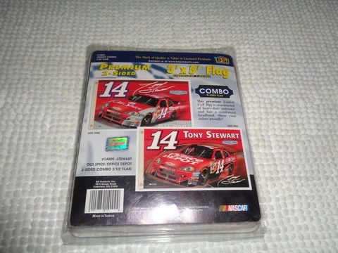New Tony Stewart #14 Nascar 3x5 Two Sided Flag Old Spice/ Office Depot Cover