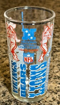 1976 Welch's NFL Teams Jelly Glass AFC Central Division 5” Vintage Football - Image 1 of 4