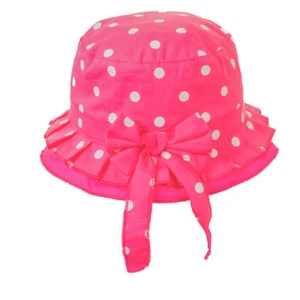 CLOCHE BIMBA PIATTA FANTASIA POIS CON FIOCCO E DOPPIO VOLA' - Imagen 1 de 1