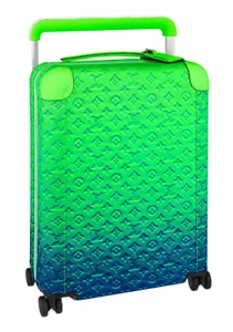 Louis Vuitton Horizon 55 Blue Green Taurillon Cabin Rolling Luggage Travel Bag - Picture 1 of 10