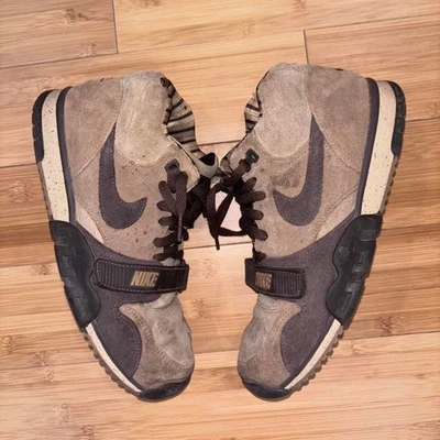 Sapatos masculinos de camurça Nike Air Trainer 1 Shima Shima marrom barroco - Imagem 1 de 4