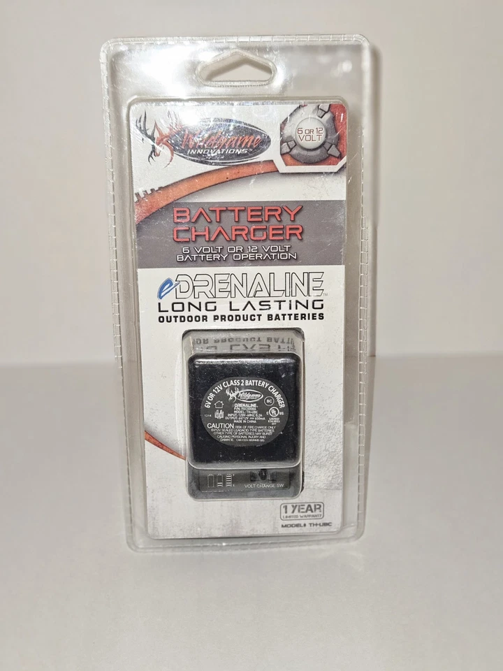 Nuevo Cargador de Batería Wildgame Innovations eDRENALINE 6V o 12V Funcionamiento Sellado Foto 1 de 3
