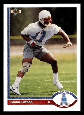 1991 Upper Deck - Lamar Lathon #424 - Image 1 of 2