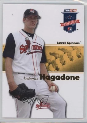 2008 TRISTAR PROjections Yellow /25 Nick Hagadone #214 - Image 1 of 2