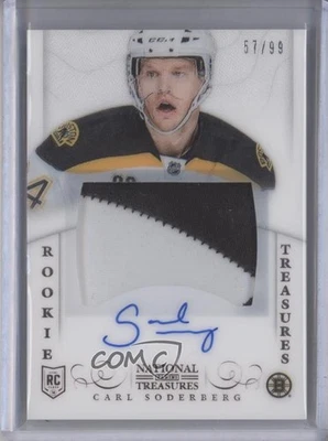 2013 Panini National Treasures /99 Carl Soderberg #140 RPA Rookie Patch Auto RC - Image 1 of 2