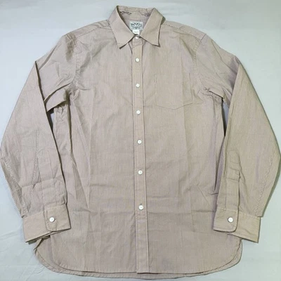Double RL Ralph Lauren Shirt Men Size Medium Beige Button Up RRL Dress Shirt EUC - Image 1 of 4
