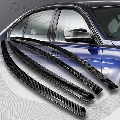 Солнцезащитный козырек из настоящего углеродного волокна для BMW F30 320i 330i 328i 340i 12–18 годов выпуска - Изображение 1 из 4