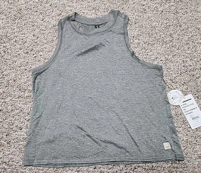 Blusa feminina Vuori Energy cinza urze VW123 tamanho pequeno nova com etiquetas MSRP $52 - Imagem 1 de 4