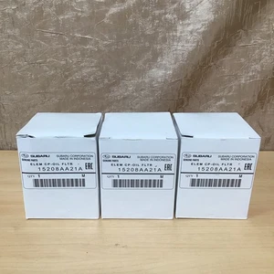 Subaru Engine Oil Filter 15208AA21A for Impreza Legacy Outback Forester 3 Pack - Picture 1 of 7