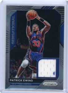 2020-21 Panini Prizm Sensational Swatches Patrick Ewing Game Used Patch - Knicks - Picture 1 of 2