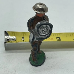 De colección Marclay Juguete Soldado Tocando Cuerno Tuba Banda Soldado Hecho en EE. UU. - Imagen 1 de 5