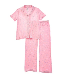 Rene Rofe 2Pc Happy Days Pajama Set Pink Xs(4/5) - Picture 1 of 2