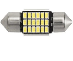 2x 10x LED 12V Soffitte 31mm Innenraumbeleuchtung kalt weiß grün blau PKW - Picture 1 of 5