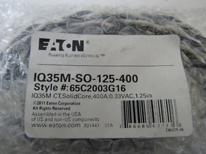 Eaton NSB IQ35M-SO-125-400 Current Transformers 400A 0.33V EA - Picture 1 of 2