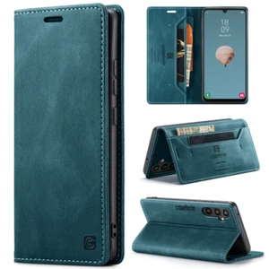 Wallet Case for Samsung Galaxy Phone Luxury Magnetic Leather Flip Stand Cover - Picture 1 of 21