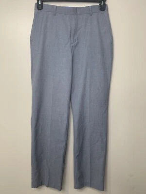 Izod 正装裤子灰色男孩 18 普通 29 英寸内缝 — 第 1/4 张图片