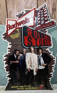 1994 Budweiser Rolling Stones voodoo lounge METAL sign decent condition - Bild 1 von 11