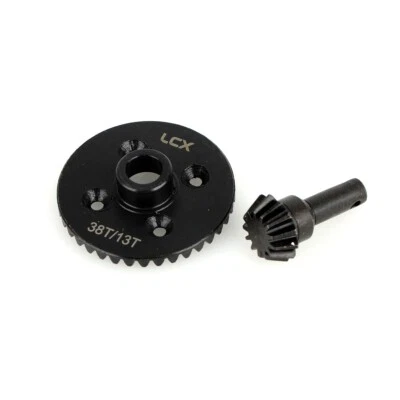 LCX 1/10 RC Crawler Hard Steel AR14B Axle Bevel Gear 38T/13T 32P for Axial RBX10 - Image 1 of 4