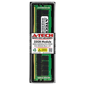32GB 2Rx4 PC4-2400 RDIMM Supermicro 1129P-ACR10N4L Memory RAM - Picture 1 of 4