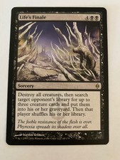 1x LIFE'S FINALE NM New Phyrexia Black DESTRUCTION LIBRARY HATE COMMANDER MODERN