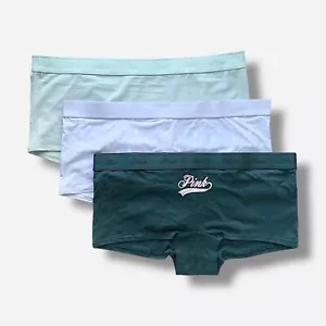 Victoria’s Secret Underwear Panties Boyshort Large 3pk Panty Lot 3 Stretch New - Picture 1 of 6