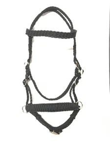 black bitless bridle horse tack - Picture 1 of 1