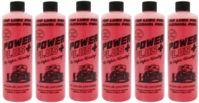 6 Bottles CHERRY SCENTED Power Plus Lube Fuel Additive Alcohol Top Lube  16oz - Image 1 of 2