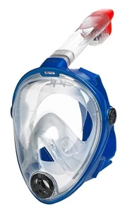 HEAD Sea Vision Full Face Snorkel Mask 180° View Dry Top Breathe Nose Mouth - Picture 1 of 7