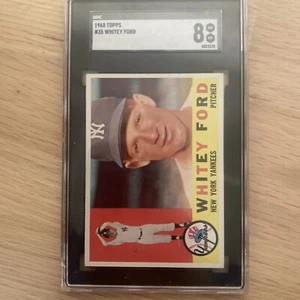1960 Topps Whitey Ford SGC 8 #35 New York Yankees - Bild 1 von 3