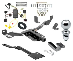 Trailer Tow Hitch For 11-13 Buick Regal PKG w/ Wiring Draw Bar Kit and 2" Ball - Picture 1 of 6