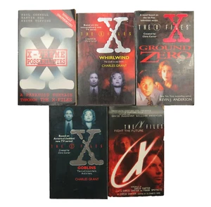 5x Vintage The X Files Paperbacks Sci-Fi Tv Cult Classic Mulder Scully - Picture 1 of 3