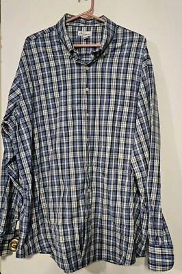 Peter Millar Crown Soft Cotton Silk Mens Button Down Dress Shirt 2XL - Image 1 of 4