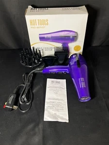 Hot Tools Pro Artist HT7007 Purple 1875W Electric Turbo Ceramic Ionic Dryer - Picture 1 of 12