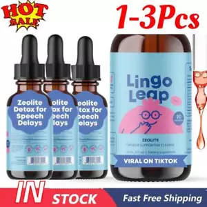 Lingo Leap Children's Drops - Zeolite Detox for Speech Delays Therapy -1-3Pcs-/- - Picture 1 of 6
