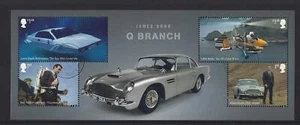 GREAT BRITAIN 2020 JAMES BOND MINIATURE SHEET WITHOUT BARCODE FINE USED - Picture 1 of 1