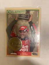 Tony Stewart 2010 Element Coin Card 1/1 RARE L@@K!!