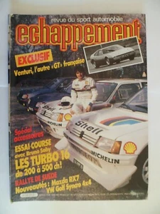 ECHAPPEMENT N°209 03/1986 MVS VENTURI SABY MAZDA RX7 GOLF SYNCRO LOTUS EUROPA - Picture 1 of 4