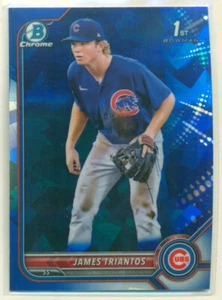 2022 Bowman Chrome Sapphire Edition BCP-208 JAMES TRIANTOS 1st Bowman CUBS - Bild 1 von 2