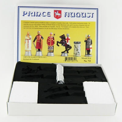 Prince August Hobby Casting Crusades Lionheart Chess Sets moulds molds PA711